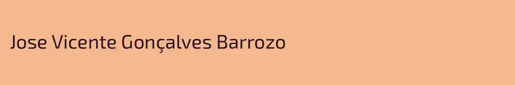 Jose Vicente Gonçalves Barrozo